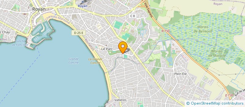 localisation de l'entreprise SARL L ORANGERIE  ROYAN