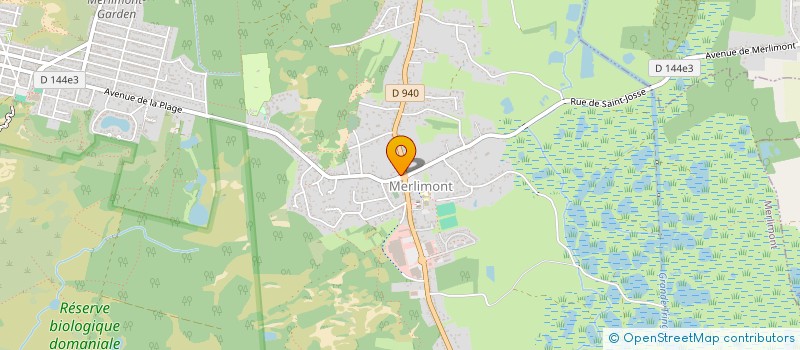 localisation de l'entreprise SARL L'ORCHIDEE  MERLIMONT