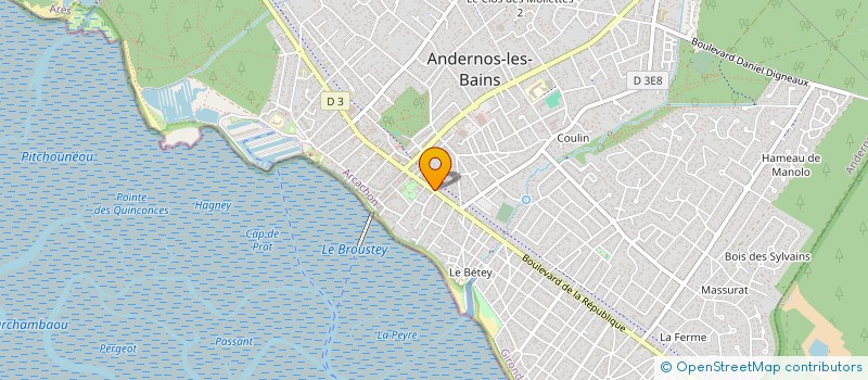 localisation de l'entreprise SARL L'OUVRAGE D'ANAELLE à ANDERNOS-LES-BAINS