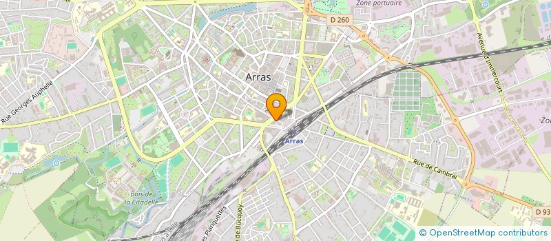 localisation de l'entreprise SARL L'OXFORD à ARRAS