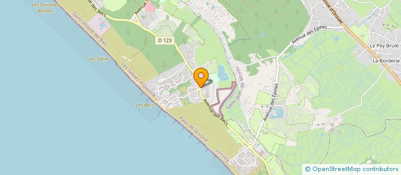 localisation de l'entreprise SARL L'OXFORD à SAINT-HILAIRE-DE-RIEZ