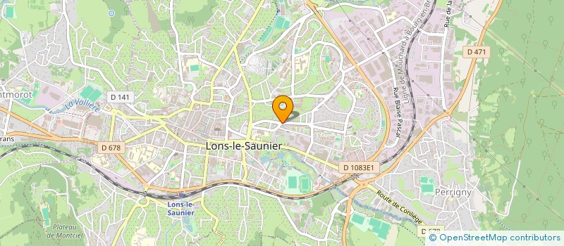 localisation de l'entreprise SARL L.P.M.F. à LONS-LE-SAUNIER