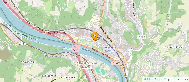 localisation de l'entreprise SARL L.S.BIKE à VIENNE