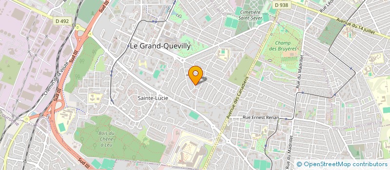 localisation de l'entreprise SARL L T P  LE GRAND-QUEVILLY