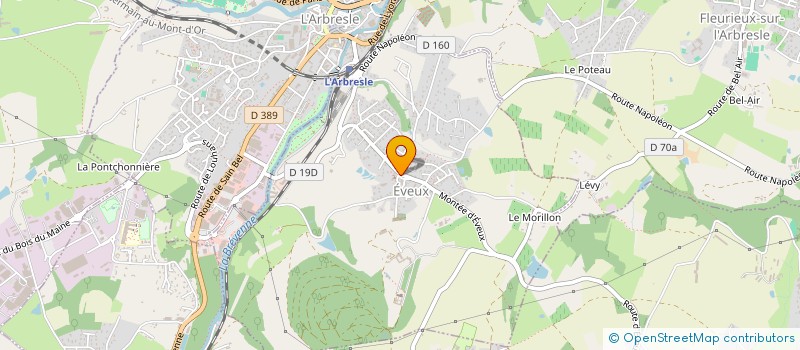 localisation de l'entreprise SARL L T V E à SAIN-BEL