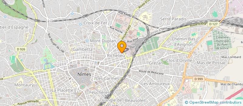 localisation de l'entreprise SARL L.V.M.C à NIMES