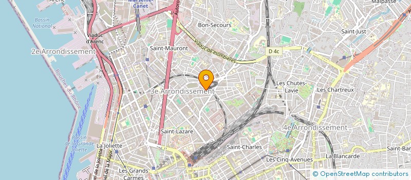 localisation de l'entreprise SARL LA BADIM à MARSEILLE