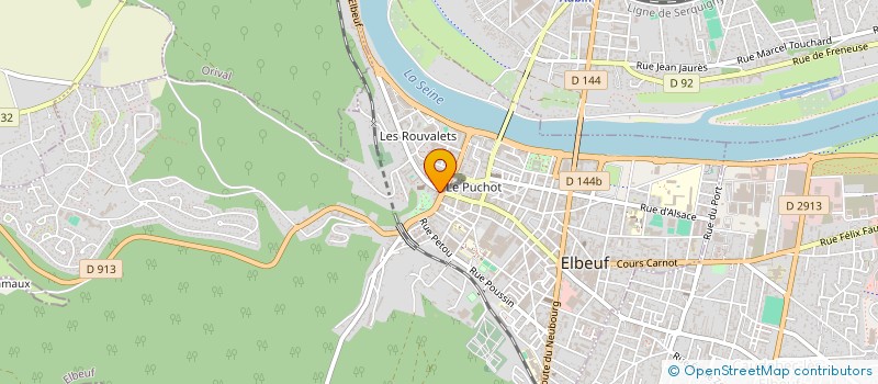 localisation de l'entreprise SARL LA BAGUETTE EPI à ELBEUF