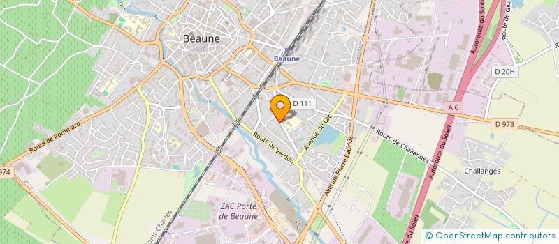 localisation de l'entreprise SARL LA BAGUETTE SAINT NICOLAS à BEAUNE