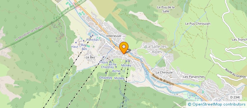 localisation de l'entreprise SARL LA BAITA à LA SALLE-LES-ALPES