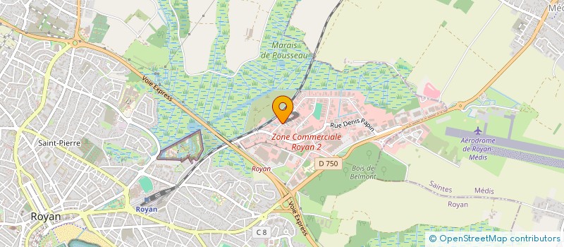 localisation de l'entreprise SARL LA BALEINE  ROYAN