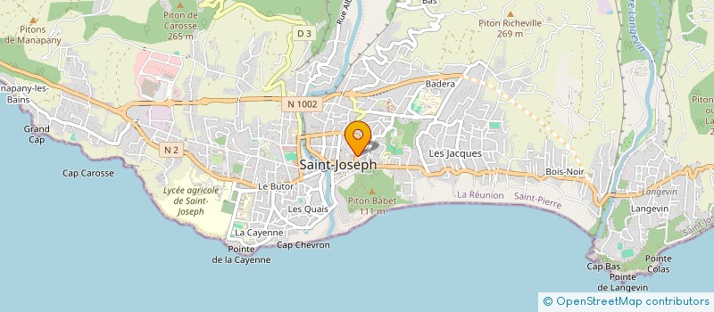 localisation de l'entreprise SARL LA BANQUISE à SAINT-JOSEPH