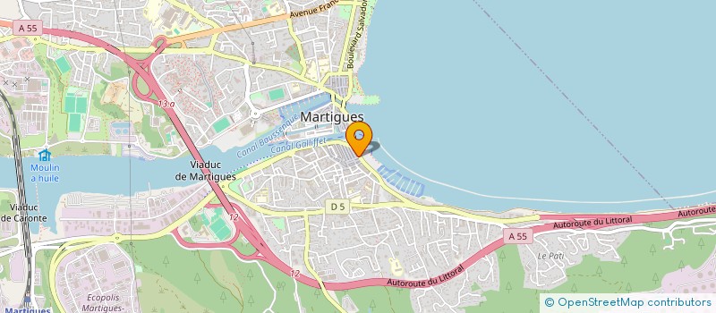 localisation de l'entreprise SARL LA BARQUE à MARTIGUES