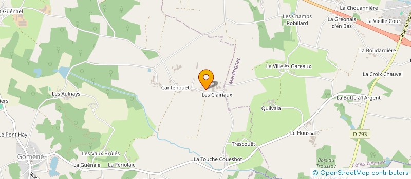 localisation de l'entreprise SARL LA BARRE  GOMENE