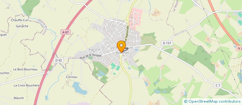localisation de l'entreprise SARL LA BASANE à CHOLET