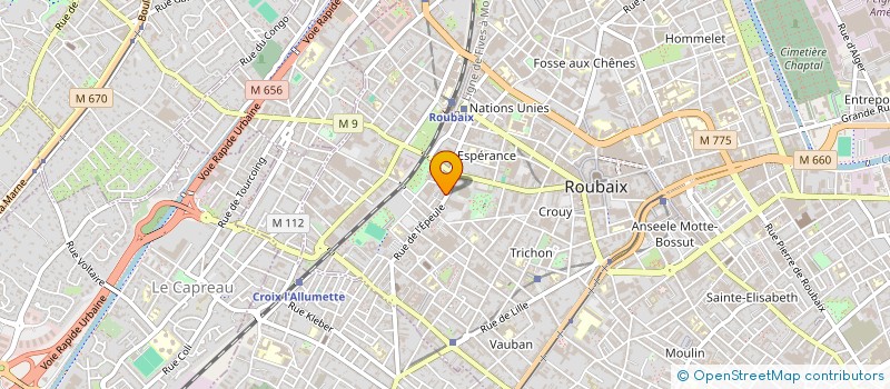 localisation de l'entreprise SARL LA BELLE FONTAINE à ROUBAIX
