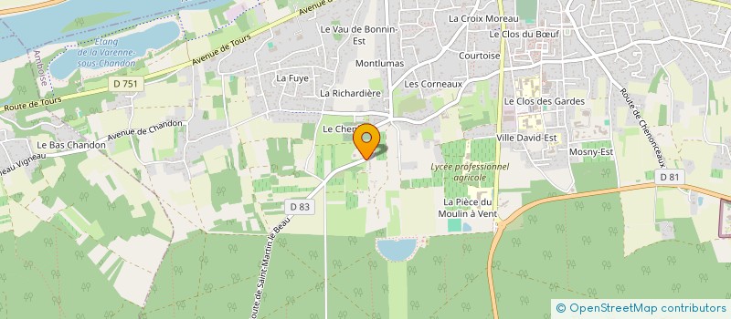 localisation de l'entreprise SARL LA BERGERIE  AMBOISE