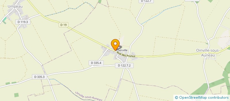 localisation de l'entreprise SARL LA BERGERIE DU MERINOS à OINVILLE-SOUS-AUNEAU