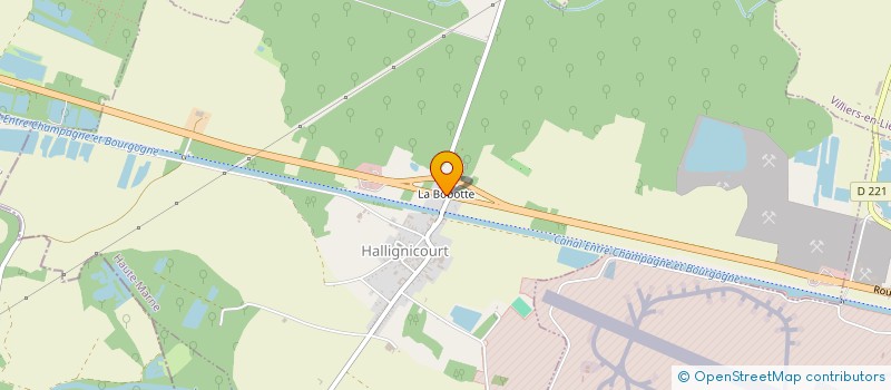 localisation de l'entreprise SARL LA BOBOTTE à HALLIGNICOURT