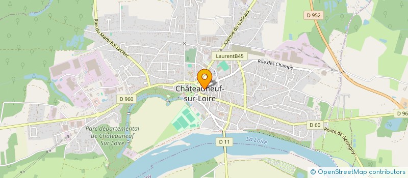 localisation de l'entreprise SARL LA BODEGA à CHATEAUNEUF-SUR-LOIRE