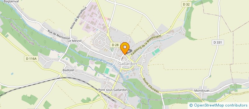 localisation de l'entreprise SARL LA BOITE A JEUX à GALLARDON