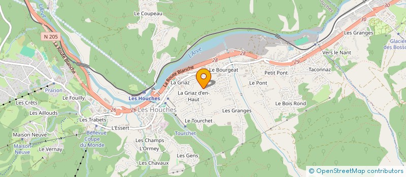 localisation de l'entreprise SARL LA BOLEE à LES HOUCHES