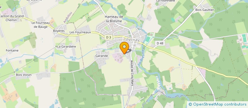 localisation de l'entreprise SARL LA BONDONNIERE  PERNAY