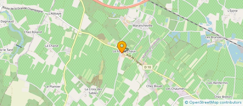 localisation de l'entreprise SARL LA BONNE CROQUETTE à MAINXE-GONDEVILLE