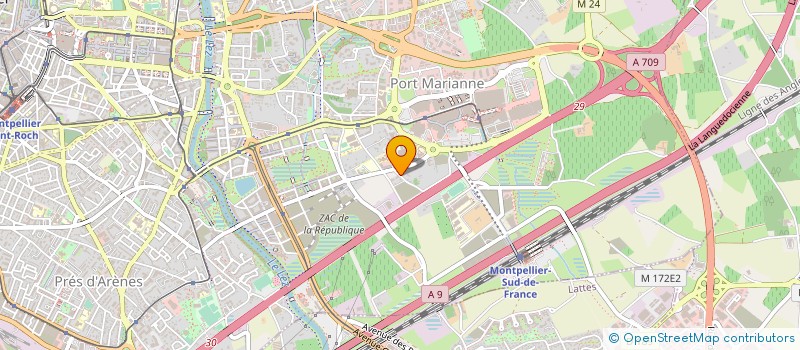 localisation de l'entreprise SARL LA BOUCHERIE DAOUADJI à MONTPELLIER