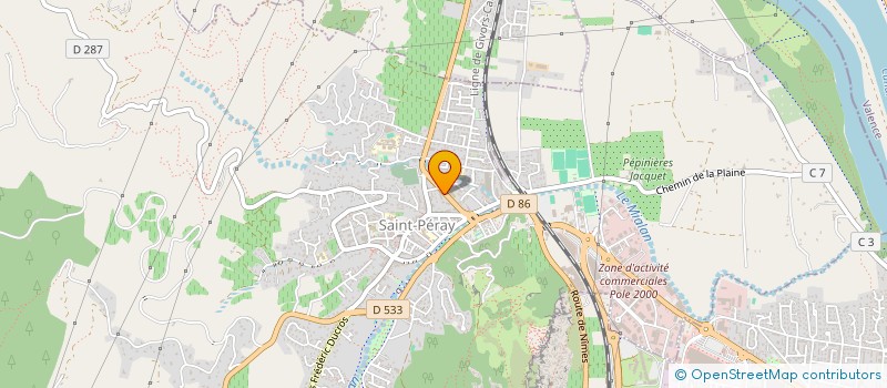 localisation de l'entreprise SARL LA BOUCHERIE DES BEAUX FRERES  VALENCE