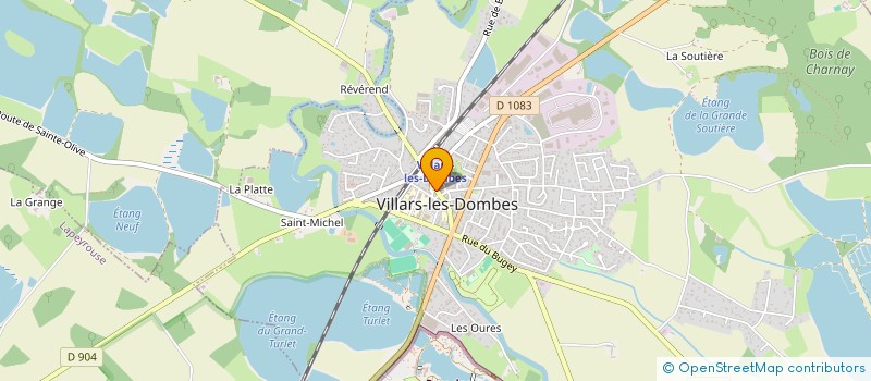 localisation de l'entreprise SARL LA BOULANGERIE DU MOULIN AU PETRIN à VILLARS-LES-DOMBES