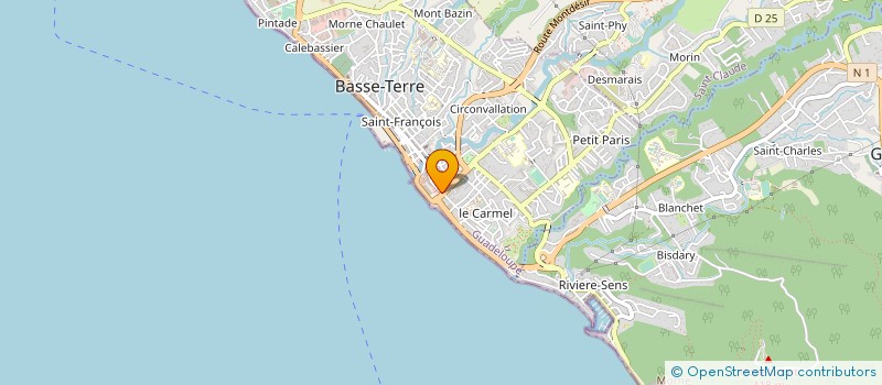 localisation de l'entreprise SARL LA BOULANGETTE à BASSE-TERRE