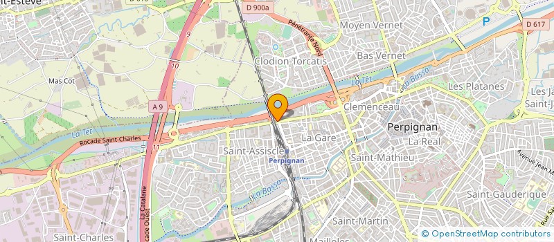 localisation de l'entreprise SARL LA BOULE D'OR  PERPIGNAN