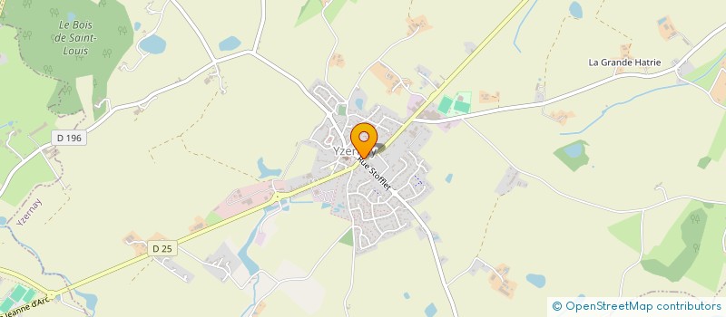 localisation de l'entreprise SARL LA BOULE D'OR  YZERNAY