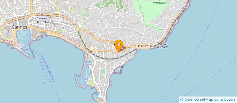 localisation de l'entreprise SARL LA BOUTIQUE DU CARLTON à CANNES