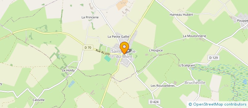 localisation de l'entreprise SARL LA BOUTIQUE DU HOLDY à SAINTE-MARIE-DU-MONT