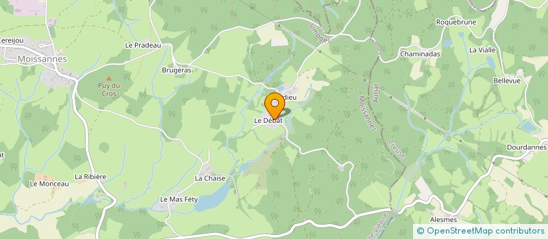 localisation de l'entreprise SARL LA BRAMADA GUILBERT  MOISSANNES