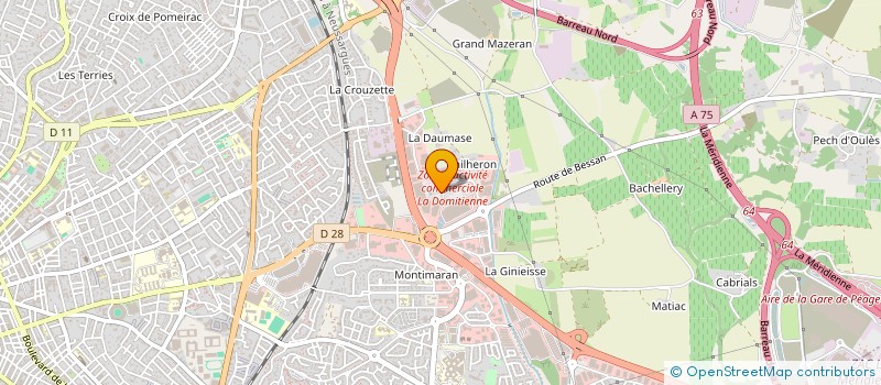 localisation de l'entreprise SARL LA BRASSERIE à BEZIERS