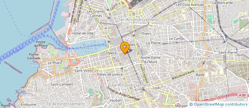 localisation de l'entreprise SARL LA BREA à MARSEILLE