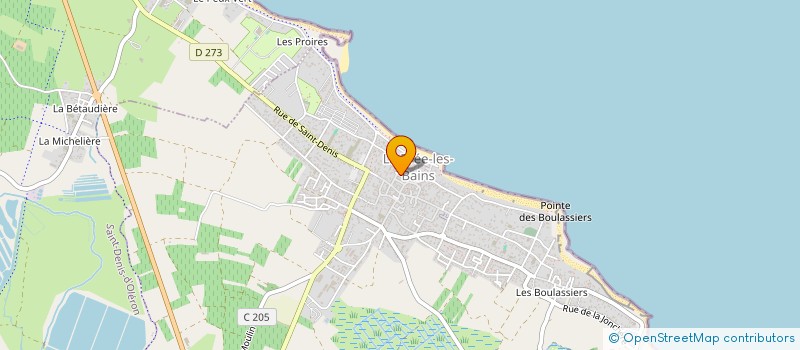 localisation de l'entreprise SARL LA BRENAISE BOULANG PATISS THESMIER  LA BREE-LES-BAINS