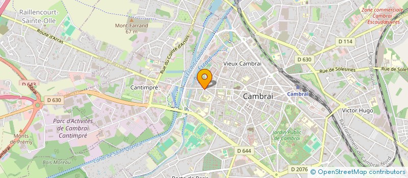 localisation de l'entreprise SARL LA BROCHE D OR à CAMBRAI