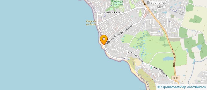 localisation de l'entreprise SARL LA BRUNERIE  BRETIGNOLLES-SUR-MER