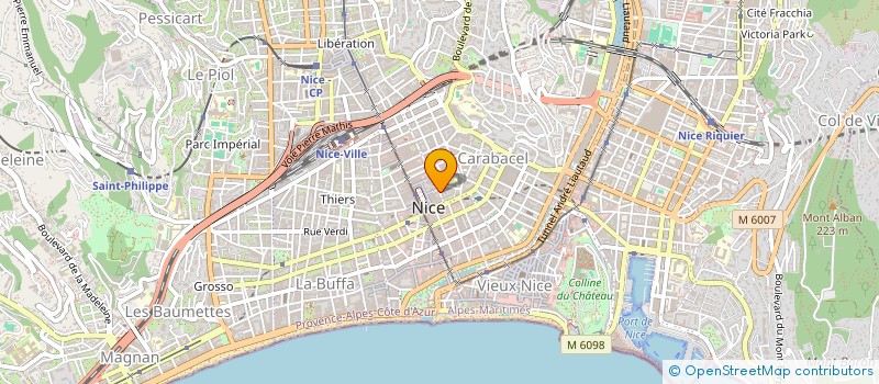 localisation de l'entreprise SARL LA BUTIERE à NICE
