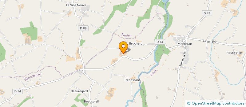 localisation de l'entreprise SARL LA CAHUETTE à HENANBIHEN
