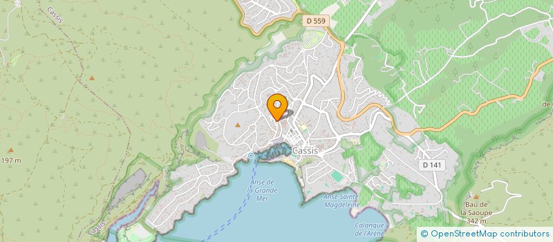 localisation de l'entreprise SARL LA CAILLE D'OR à CASSIS