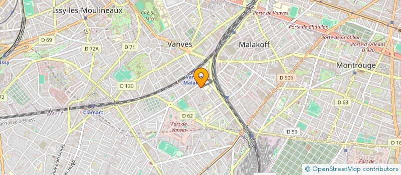 localisation de l'entreprise SARL LA CANASTA  MALAKOFF