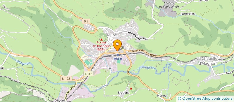 localisation de l'entreprise SARL LA CANNELLE à MURAT