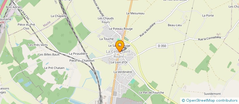 localisation de l'entreprise SARL LA CARAVANE  LA CELLE-SAINT-AVANT