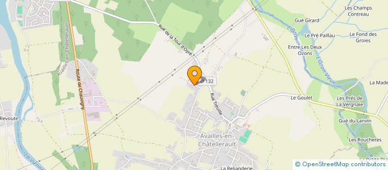 localisation de l'entreprise SARL LA CATAUDIERE à AVAILLES-EN-CHATELLERAULT