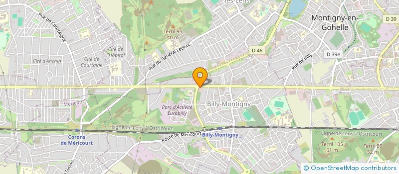 localisation de l'entreprise SARL LA CAVE AUX BECANES à BILLY-MONTIGNY